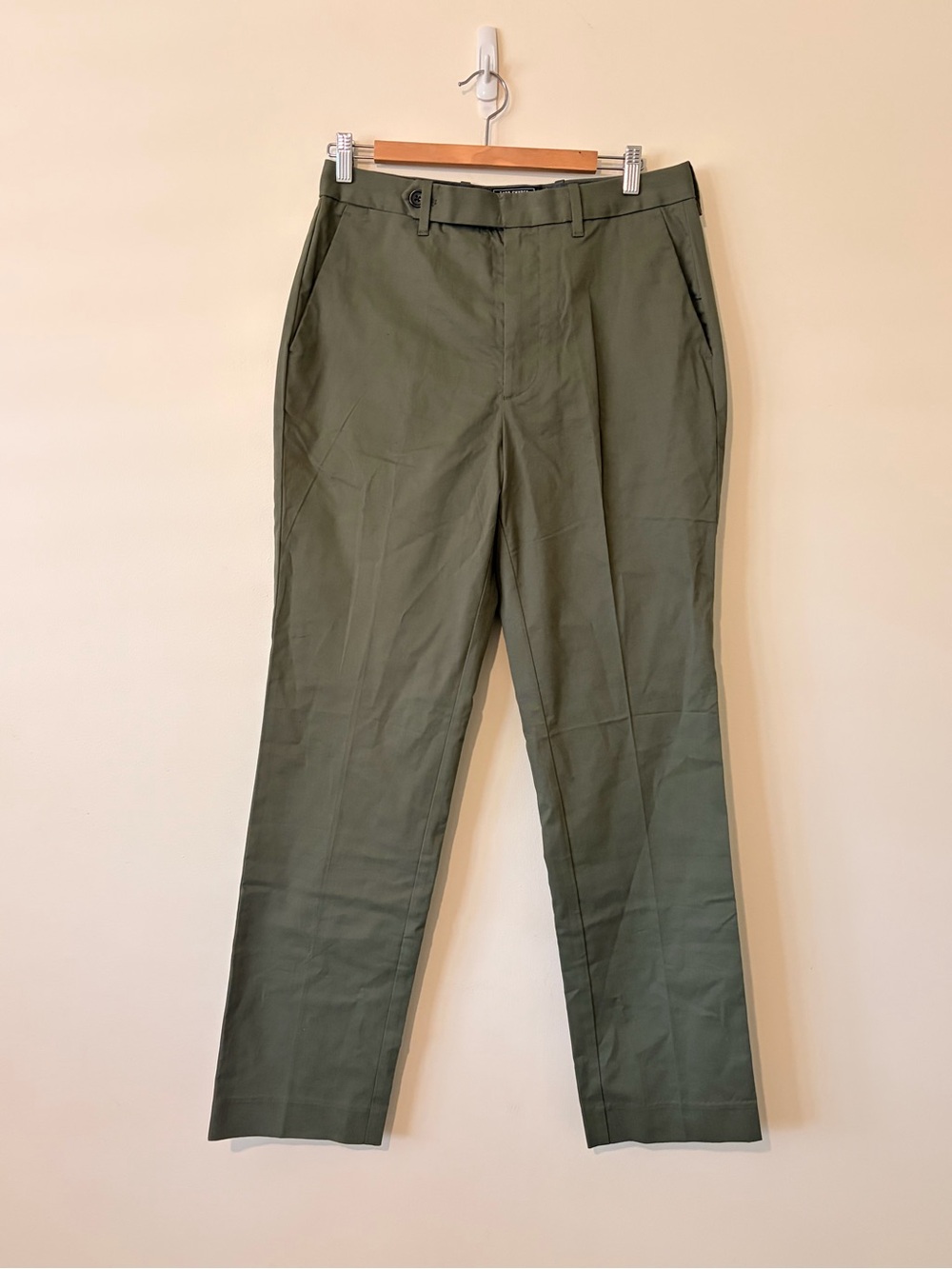 Todd Snyder Olive Straight-Leg Chinos 30